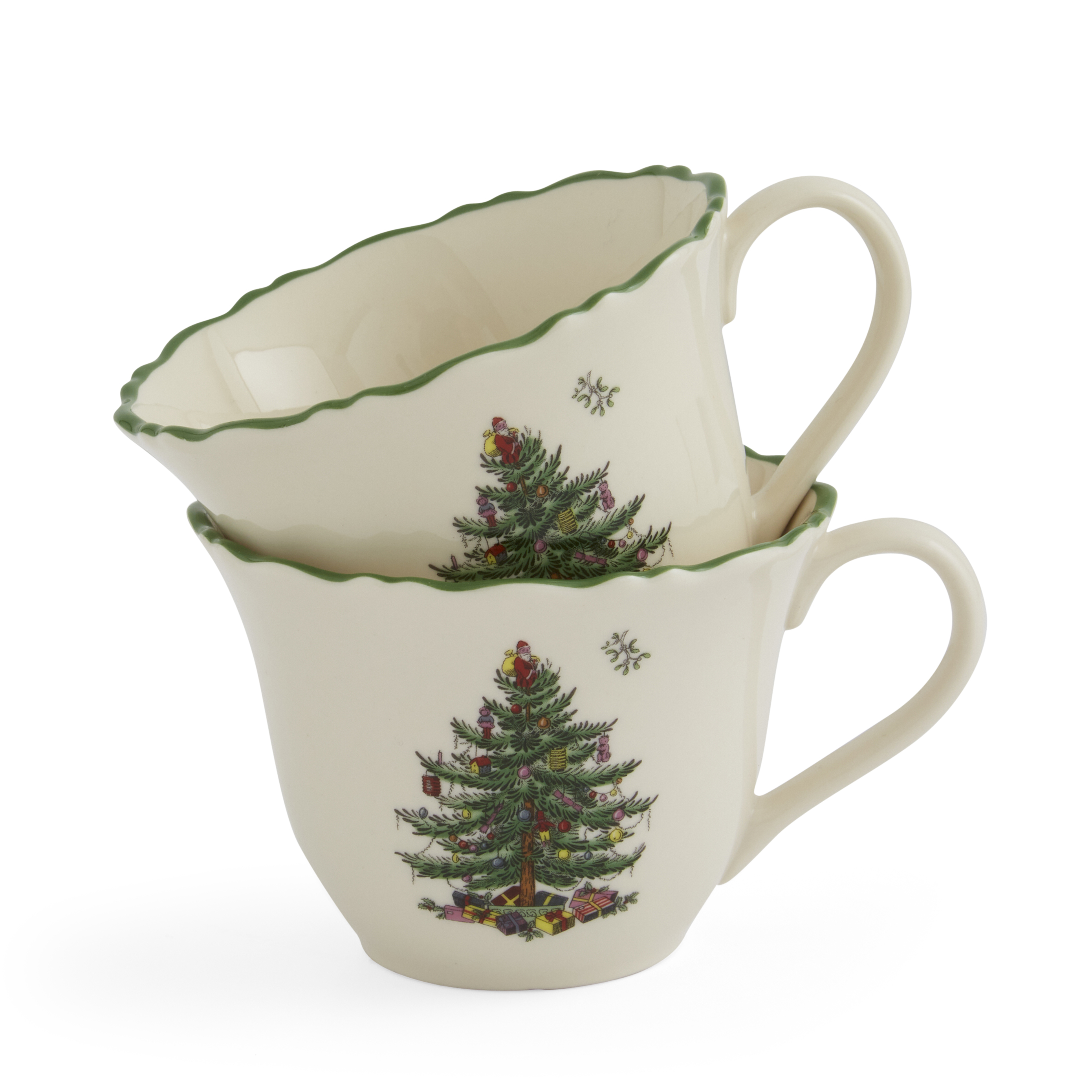Christmas Tree Punch Cups Set of 2 image number null